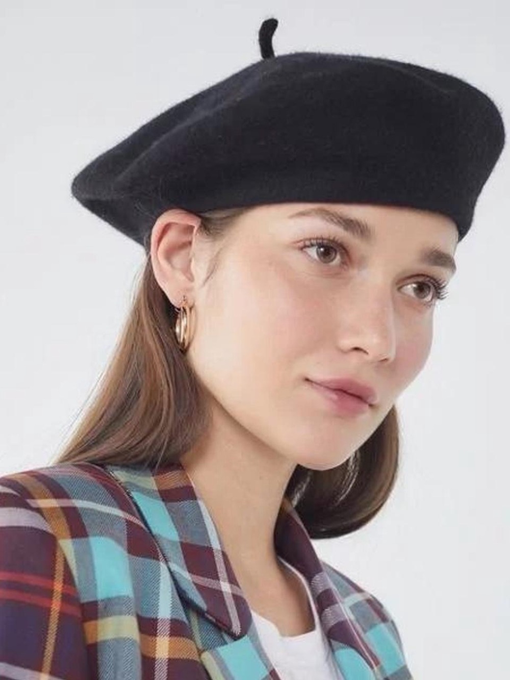 Felt Wool Beret from Urban Outfitters - Classic Black